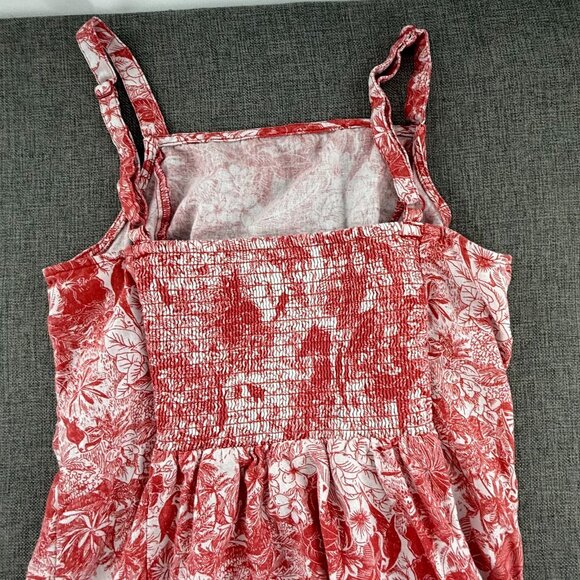 Old Navy Maxi Dress Linen Blend Sleeveless Square‎ Neck Side Slit Medium - Picture 11 of 12